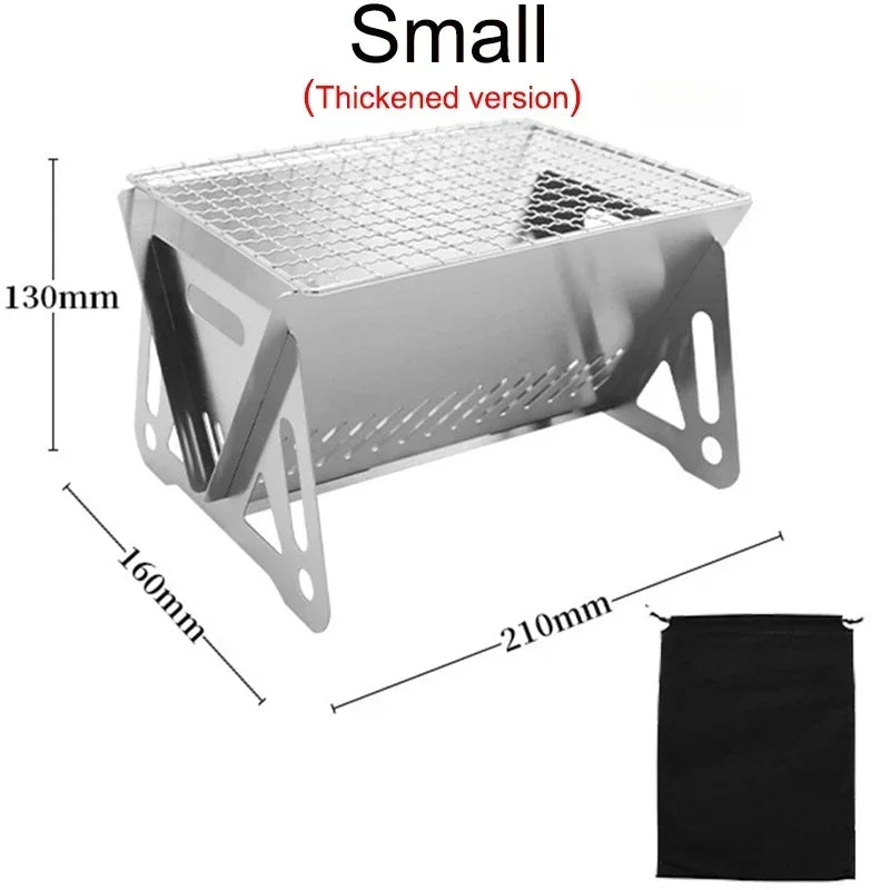 BBQ Grill Rack Net Firewood
