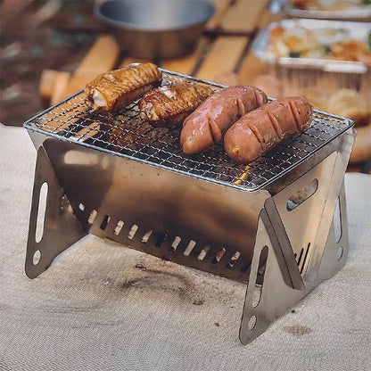 BBQ Grill Rack Net Firewood