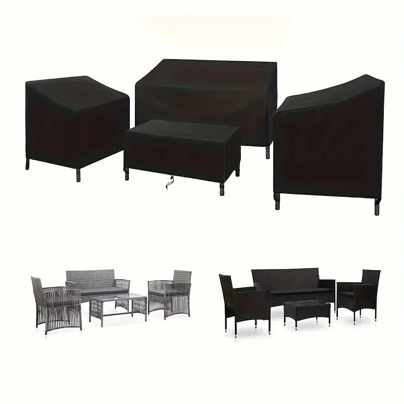 4pcs/Set Patio Furniture Covers