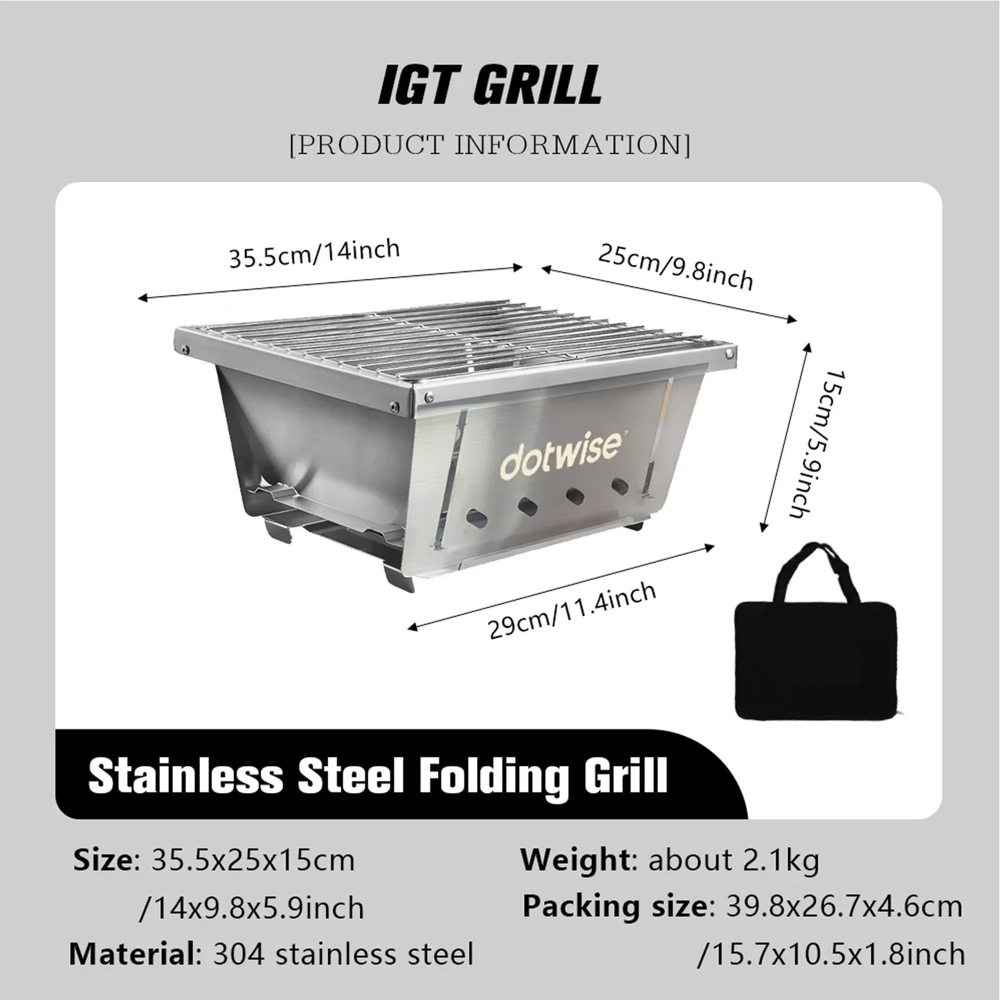 304 Stainless Steel Barbecue Grill