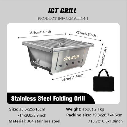 304 Stainless Steel Barbecue Grill
