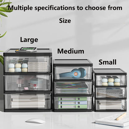 Clear Desktop Storage Box