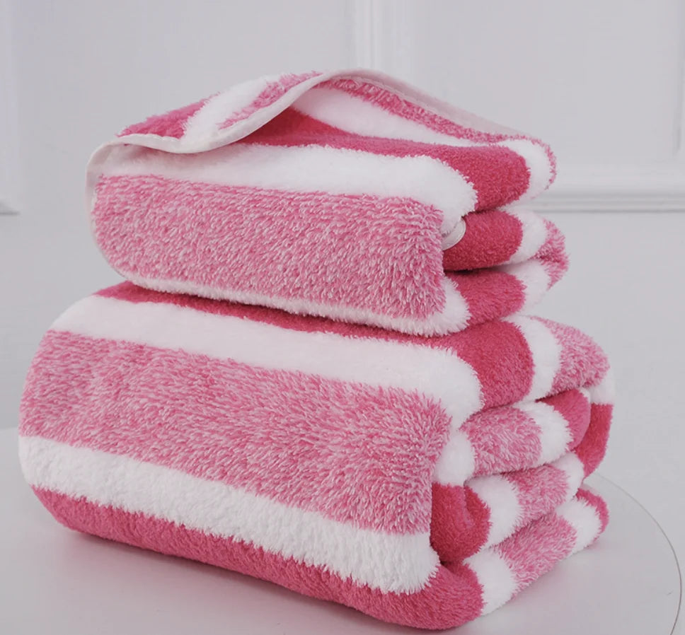 1 Pc Thickened Absorbent Bath Towel