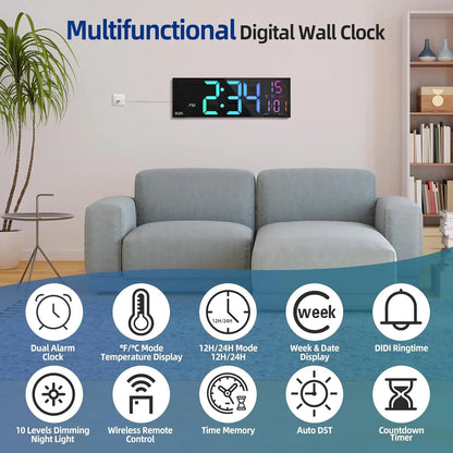 16.2'' Large Digital Wall Clock
