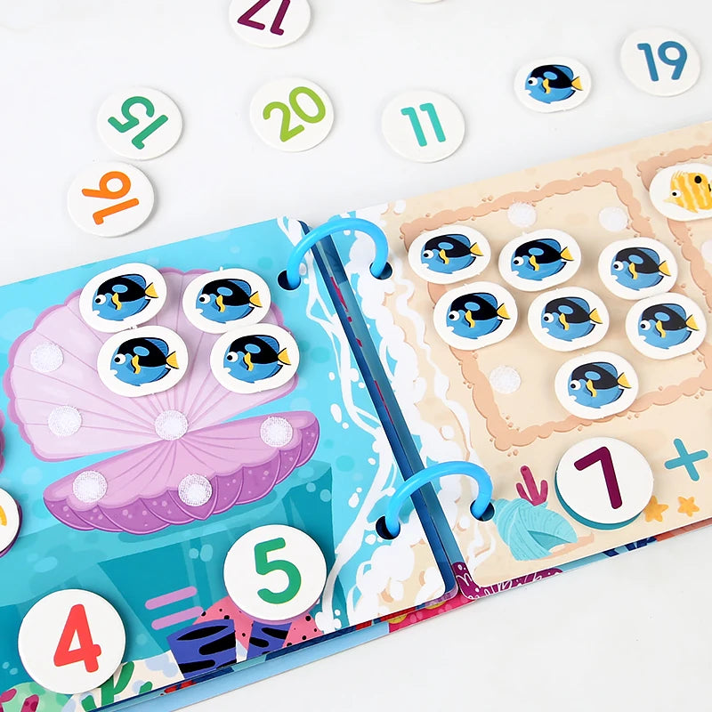 New Montessori Scene Stickers for Children