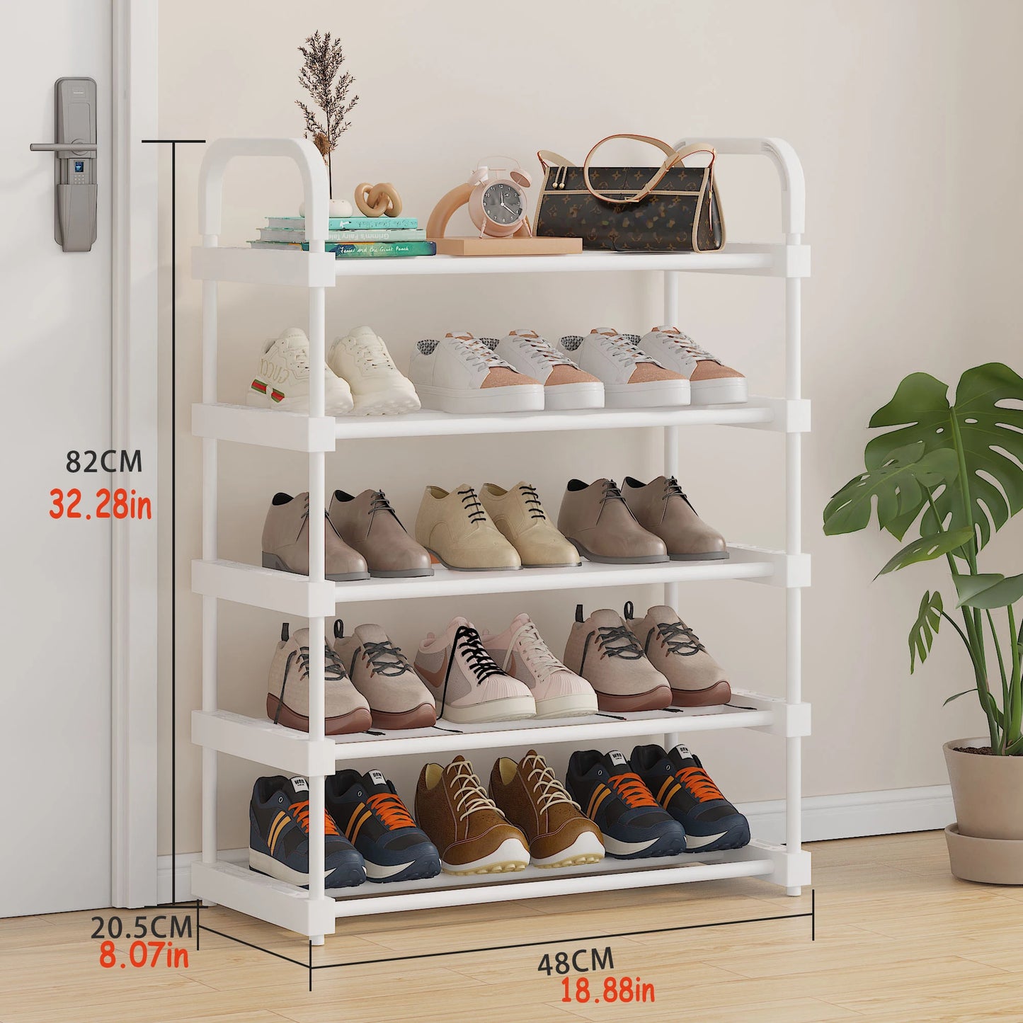 4-5-6-7 Single/Double Row Shoe Cabinets