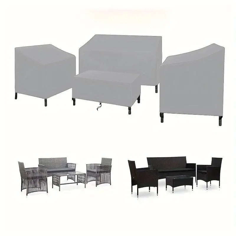 4pcs/Set Patio Furniture Covers