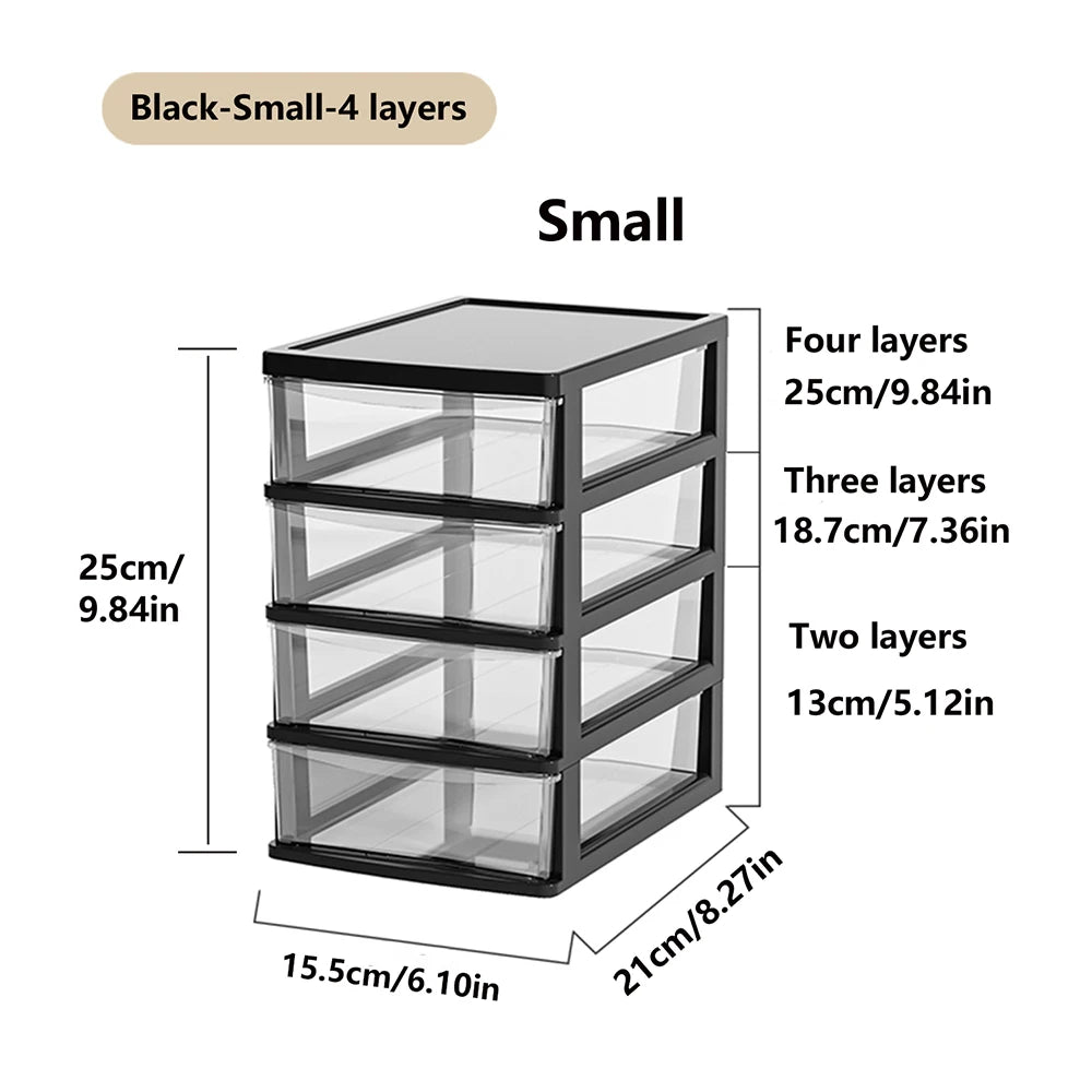 Clear Desktop Storage Box