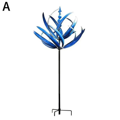 Lawn Metal Wind Solar Spinners