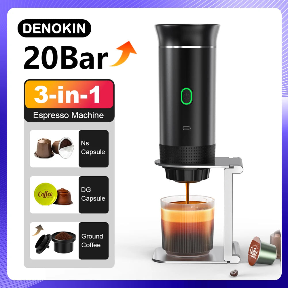 Wireless Electric Espresso Coffee Machine