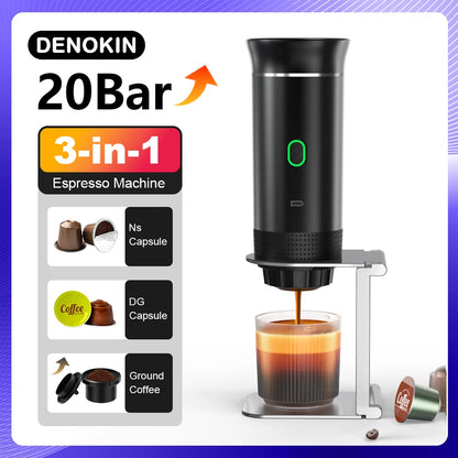 Wireless Electric Espresso Coffee Machine