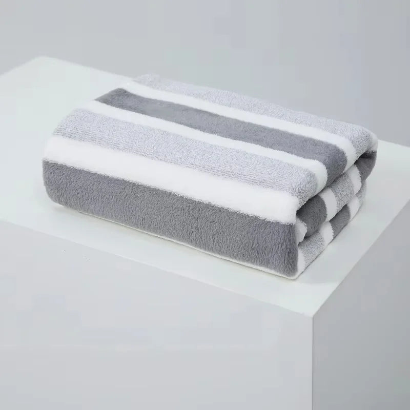 1 Pc Thickened Absorbent Bath Towel