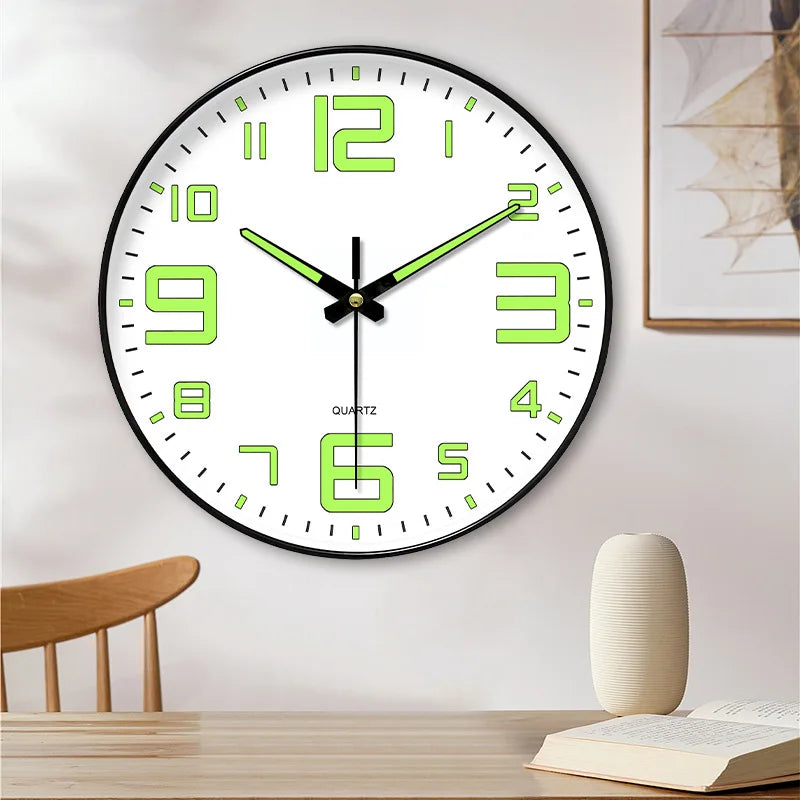 Hole-Free Luminous Wall Clock