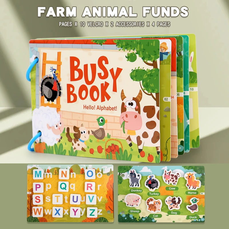 New Montessori Scene Stickers for Children