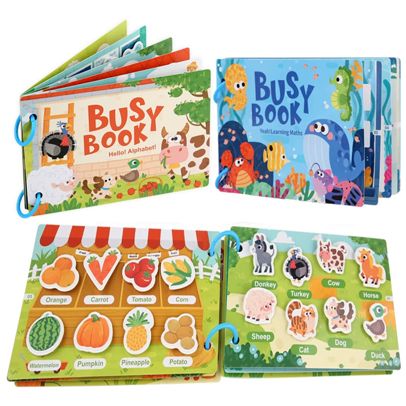 New Montessori Scene Stickers for Children