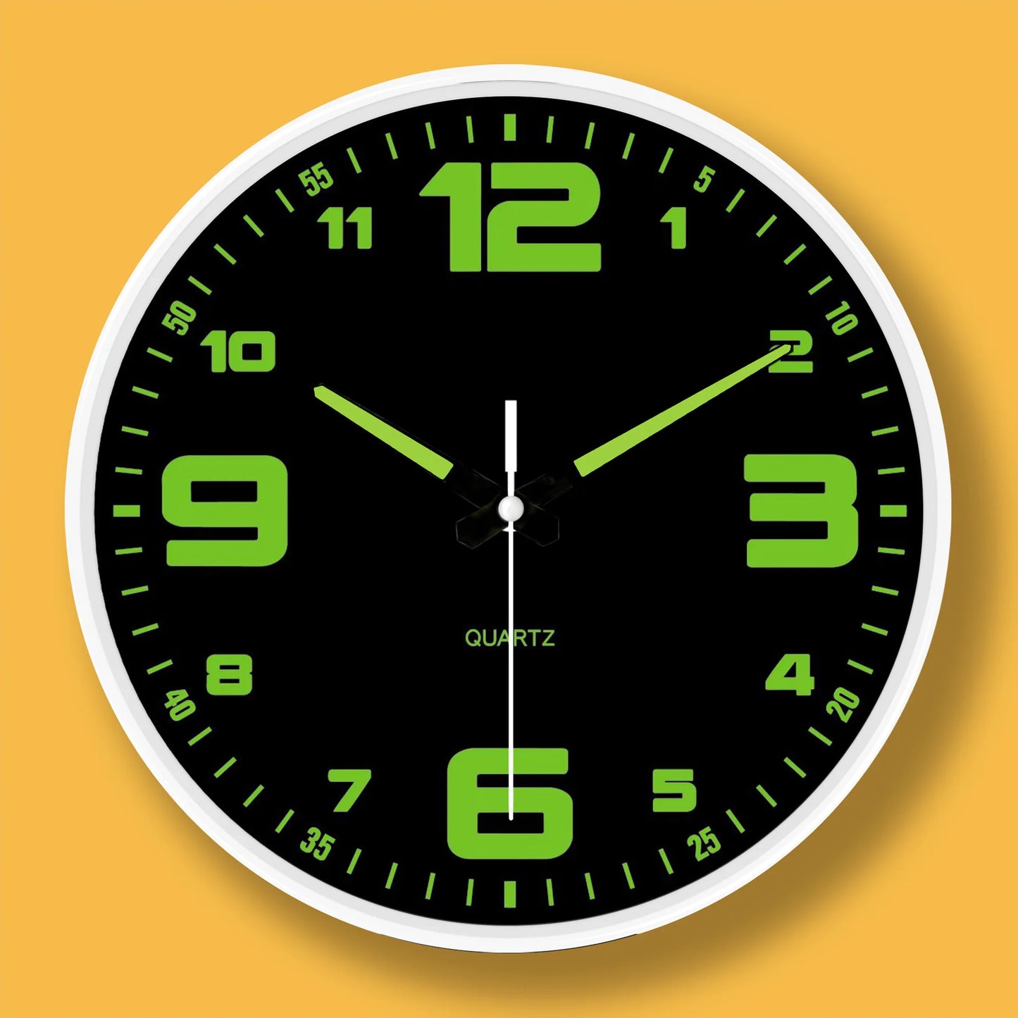 Hole-Free Luminous Wall Clock