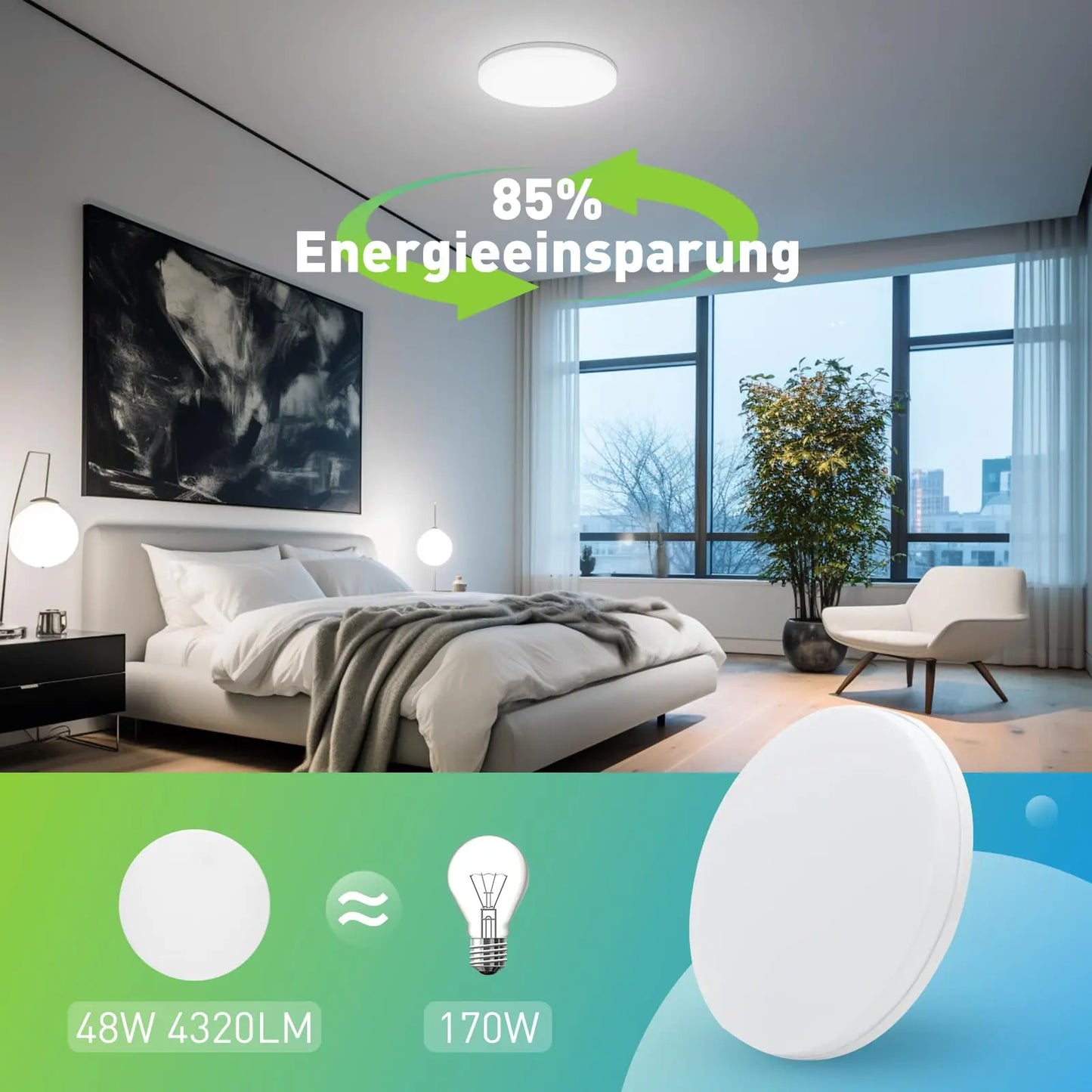 Round LED Ceiling Modern Light