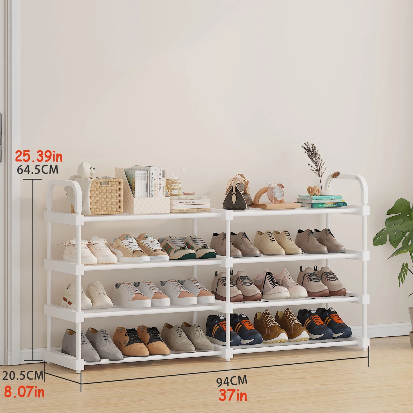4-5-6-7 Single/Double Row Shoe Cabinets