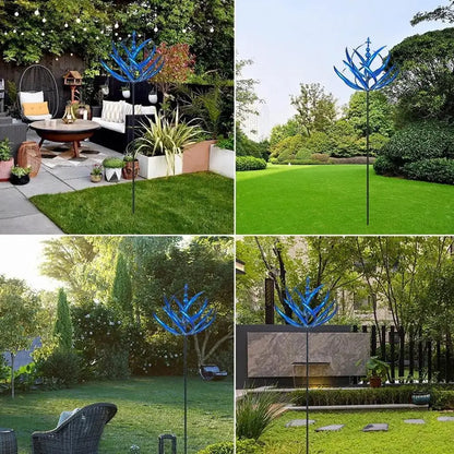 Lawn Metal Wind Solar Spinners