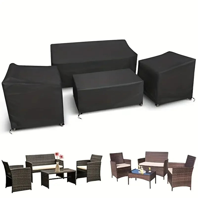 4pcs/Set Patio Furniture Covers