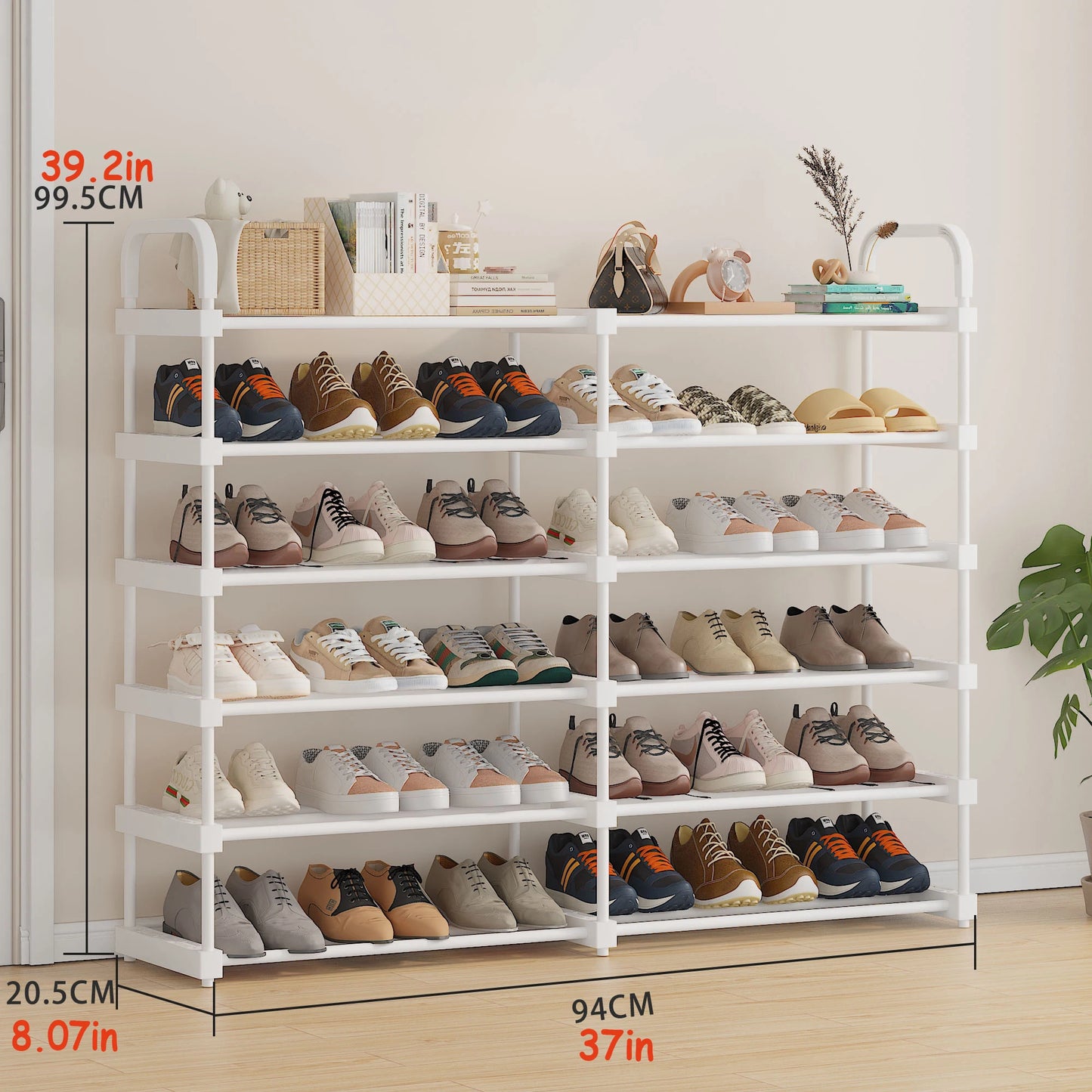 4-5-6-7 Single/Double Row Shoe Cabinets
