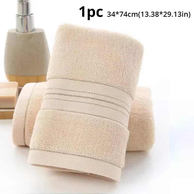 1 Pc Thickened Absorbent Bath Towel