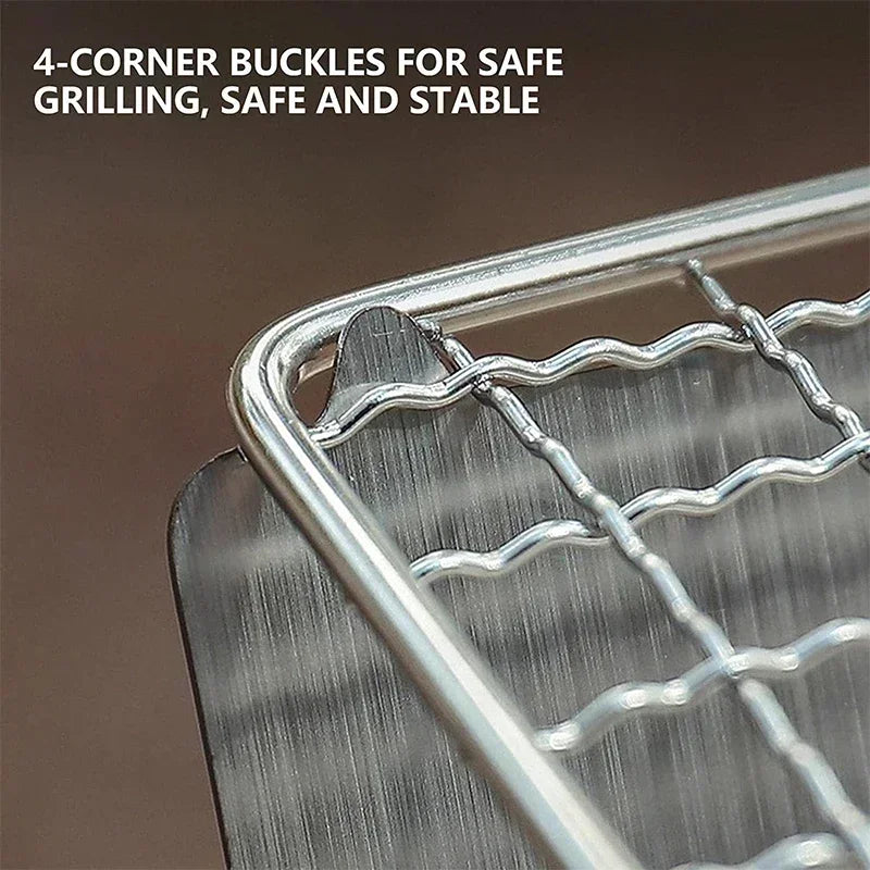 BBQ Grill Rack Net Firewood
