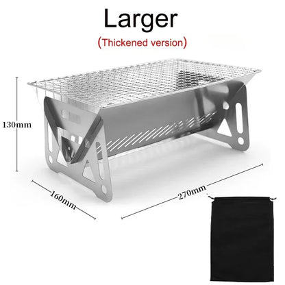 BBQ Grill Rack Net Firewood