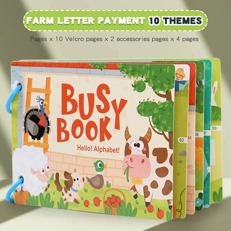New Montessori Scene Stickers for Children