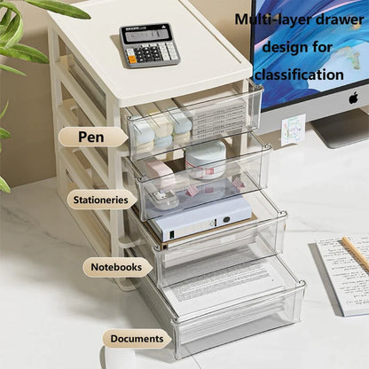 Clear Desktop Storage Box
