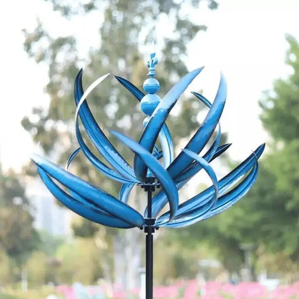 Lawn Metal Wind Solar Spinners