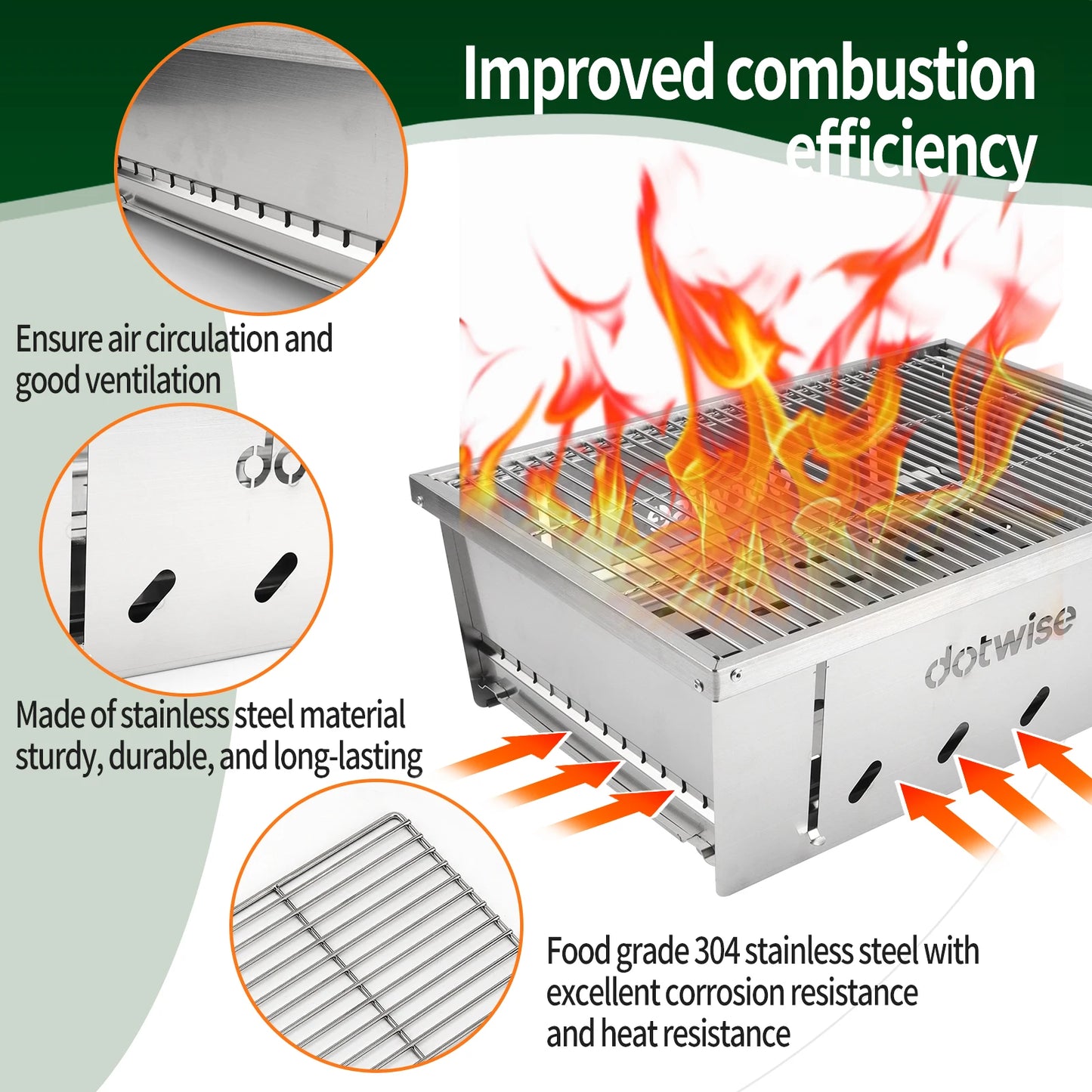 304 Stainless Steel Barbecue Grill