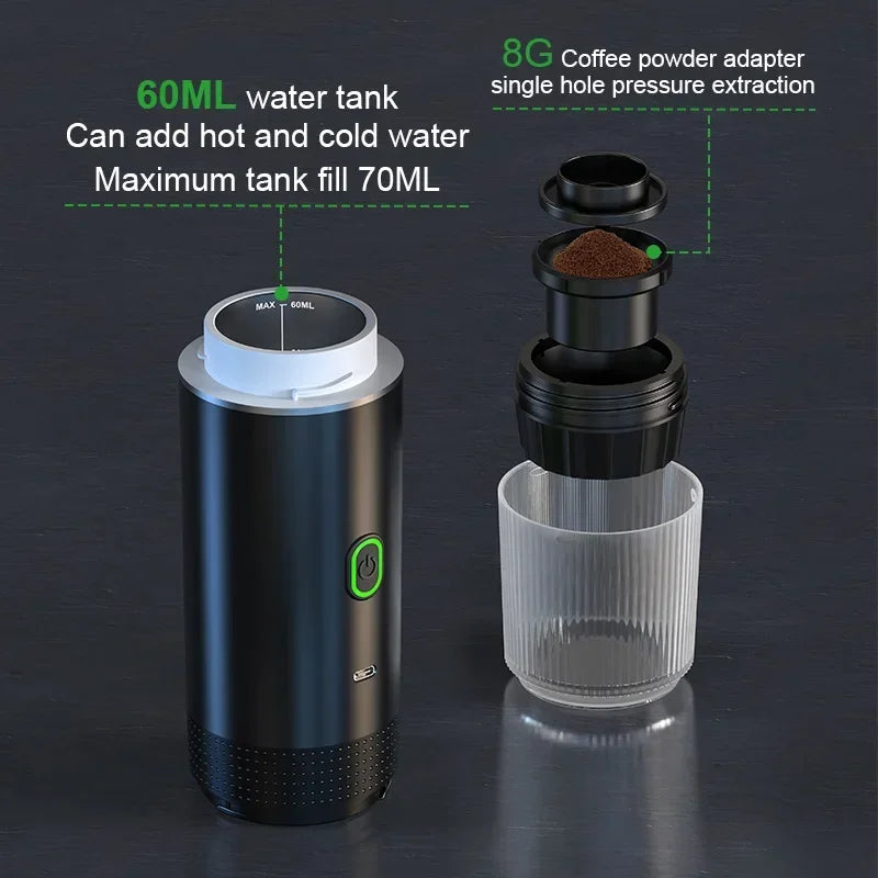 Wireless Electric Espresso Coffee Machine