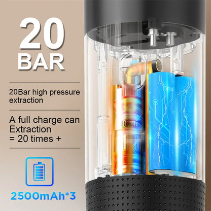 Wireless Electric Espresso Coffee Machine