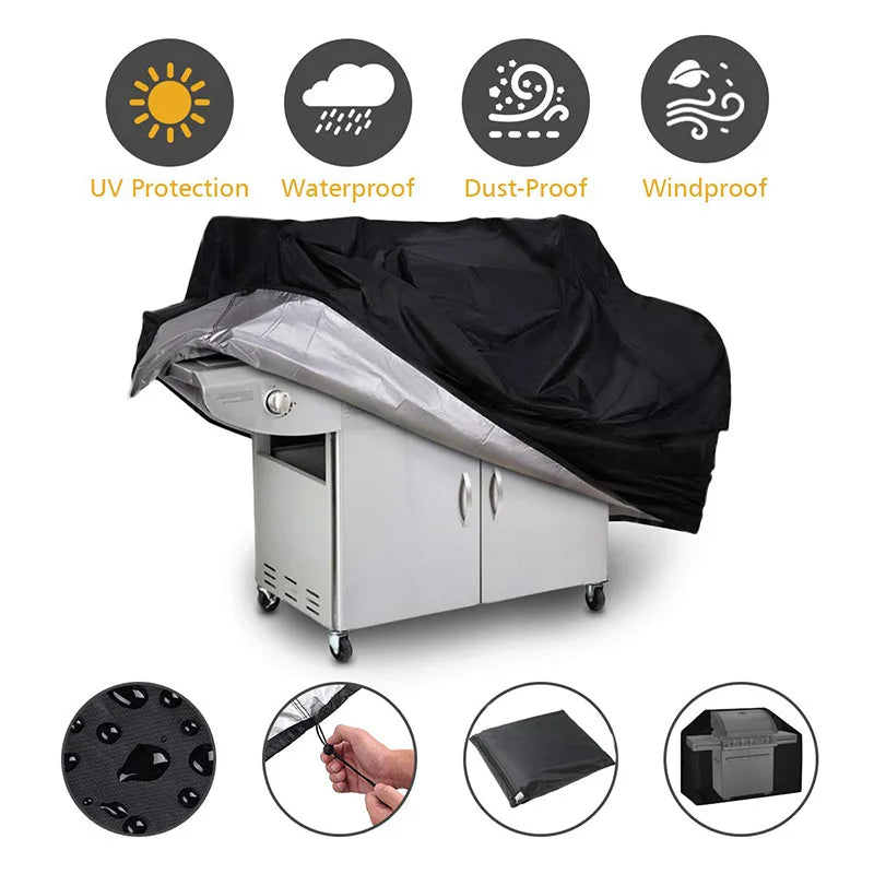 5 Size BBQ Grill Barbeque Cover Anti-Dust