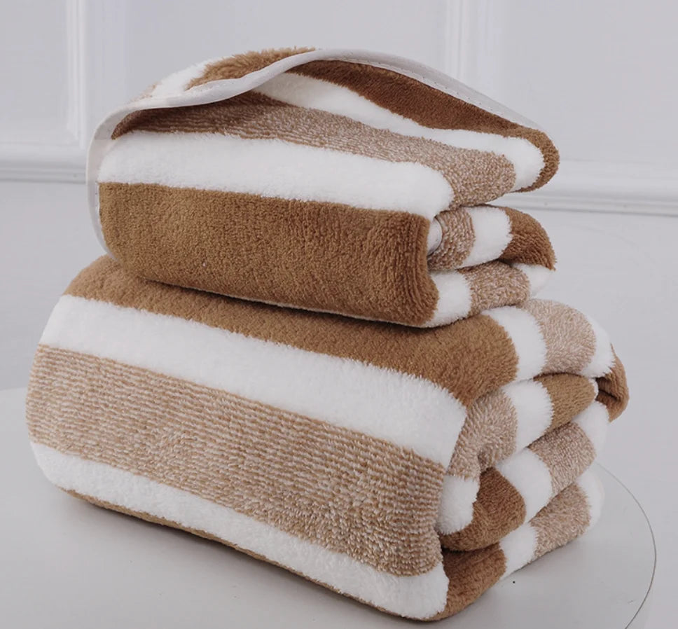 1 Pc Thickened Absorbent Bath Towel