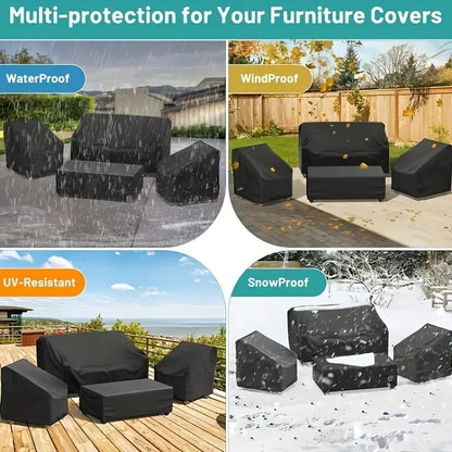 4pcs/Set Patio Furniture Covers