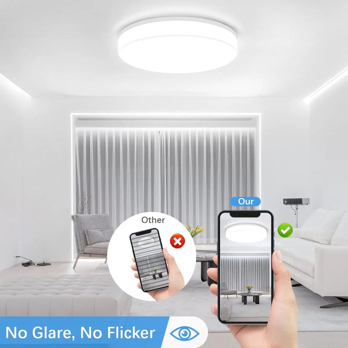 Round LED Ceiling Modern Light