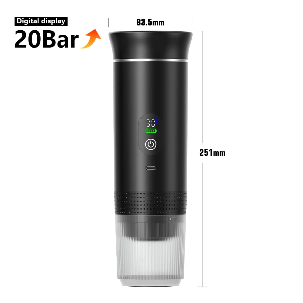 Wireless Electric Espresso Coffee Machine