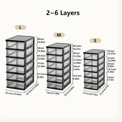 Clear Desktop Storage Box